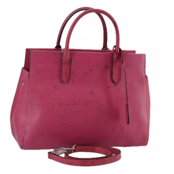 LOUIS VUITTON Epi Marley MM Hand Bag 2way Fuchsia M94615 LV Auth 107465 - Picture 1 of 16